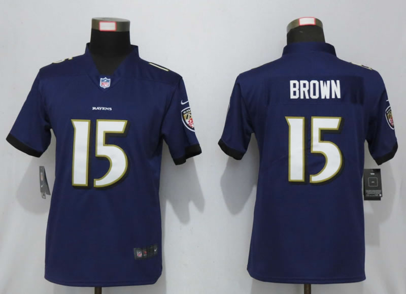 Women Nike Baltimore Ravens 15 Brown Purple Vapor Untouchable Limited Jerseyy,We sell and wholesale Women Nike Baltimore Ravens 15 Brown Purple Vapor Untouchable Limited Jerseyy on line form chian!